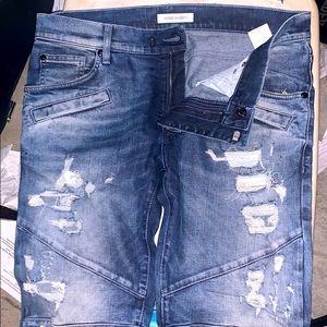 Authentic Blue denim Pierre Balmain jeans.